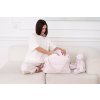 Caramella Baby Pink prešívaná cestovná taška ružová 2 nunobaby.sk