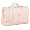 walking bag in pink canvas 18385 9203
