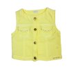 Nanán SET dievčenská vesta a nohavice – žltá
