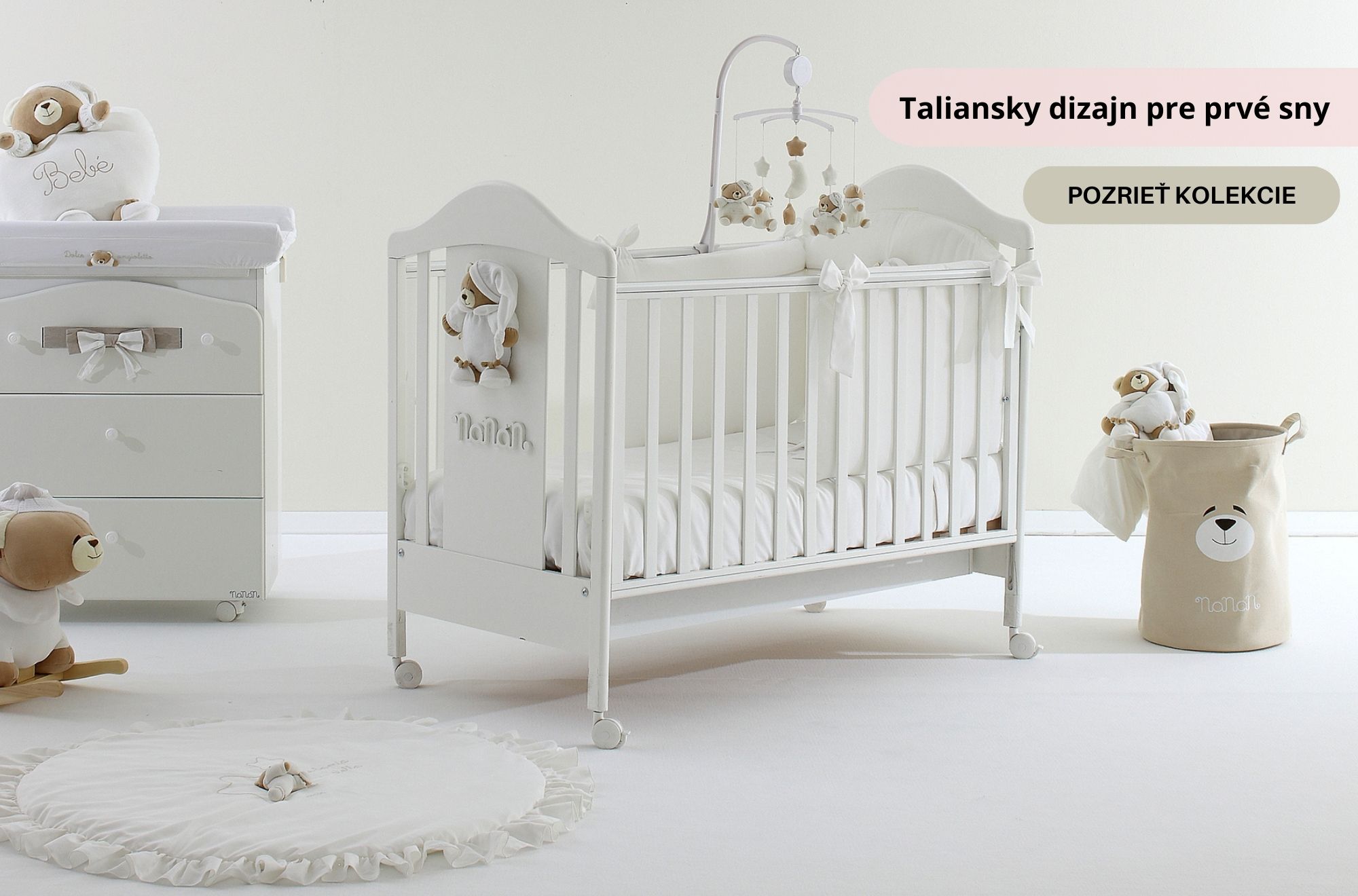 Nanán detská izba – taliansky dizajn pre prvé sny