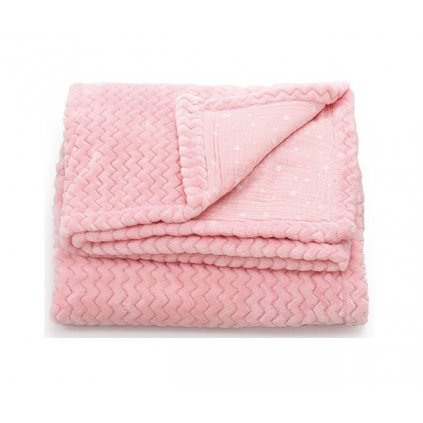 Italbaby Muslin zimná deka 60x70cm ružová