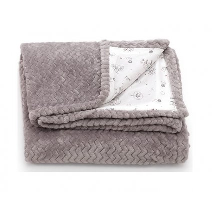 Italbaby zimná deka Little Birds 60x70cm šedá nunobaby.sk
