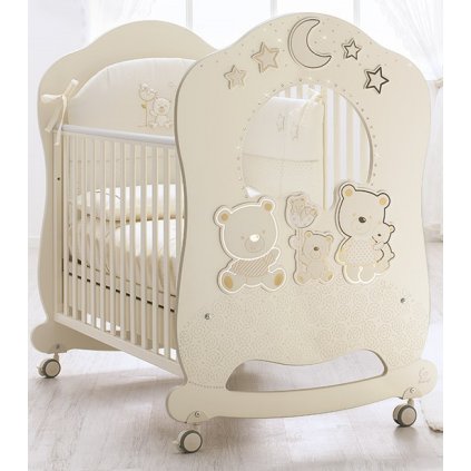 HAPPY FAMILY AVORIO Letto Oblo'