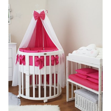 ComfortBaby 14-ks set do postieľky ružový