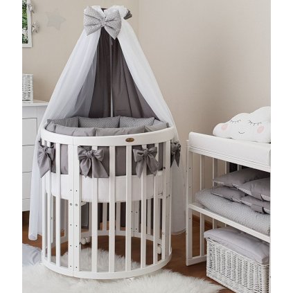 ComfortBaby 14-ks set do postieľky šedý