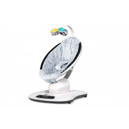 4Moms detské lehátko MamaRoo Plush strieborné nunobaby.sk