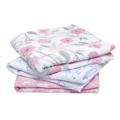 AMSC30007 1 cotton muslin baby muslin square 3 pack mon fleur