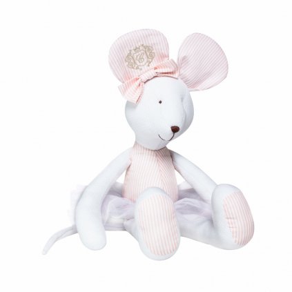 dekoračná myška balerína ružová nunobaby.sk