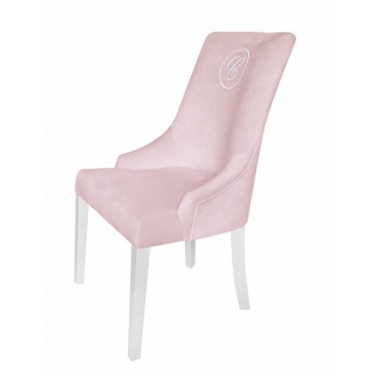 stolička Hampton s emblémom ružová nunobaby.sk