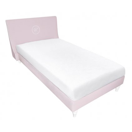 detská čalúnená posteľ ružová 200x90cm nunobaby.sk