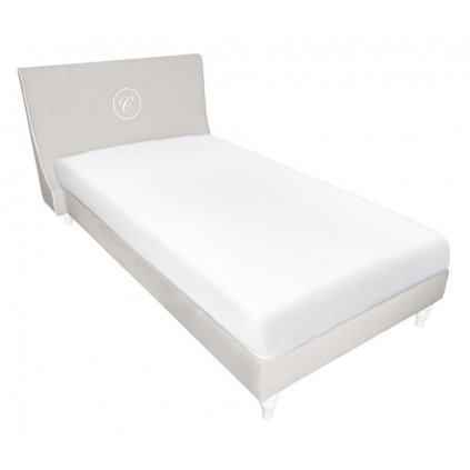 detská čalúnená posteľ béžová 200x90cm nunobaby.sk