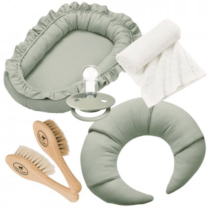novorodenecká súprava Maxi zelená nunobaby.sk