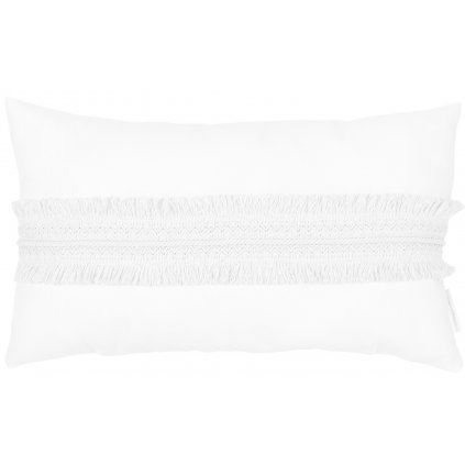 Boho dekoračný vankúš so strapcami biely 3 nunobaby.sk