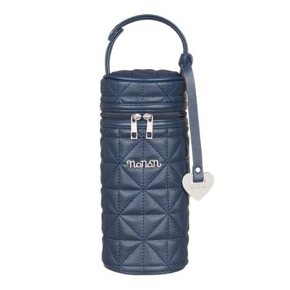 feeding bottle holder quilted blue 17814 9361