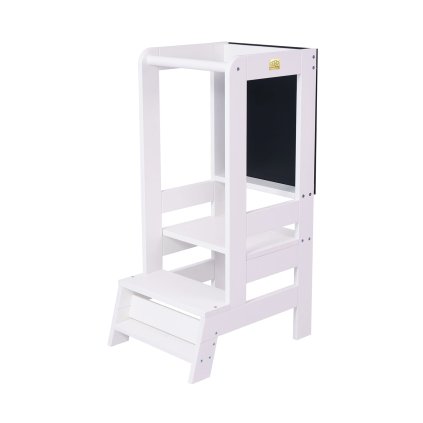 KH02002WIE MeowBaby® učiaca veža biela s tabulou 1 nunobaby.sk