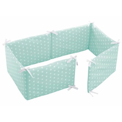 Mantinel okolo postieľky STARLETTE mentolový