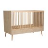 QUAX prestaviteľná detská postieľka Cocoon Natural Oak 140x70cm (2v1) nunobaby.sk