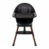 Quax detská jedálenská stolička Ultimo 3 Luxe - Black/walnut nunobaby.sk
