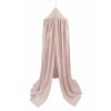Ľanový baldachýn Pure Nature púdrovo ružový nunobaby.sk