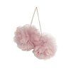 Veľka trblietavá girlanda Pom - Light Pink