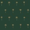 Tapeta Palm trees green and gold