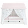 detská posteľ Dream v tvare domčeka ružová 160x80cm nunobaby.sk