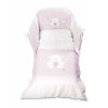 5 dielna súprava do detskej postieľky Peluche ružová nunobaby.sk