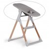 nadstavec na detskú jedálenská stoličku Viola (2v1) - lehátko - šedá nunobaby.sk