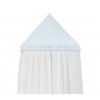 baldachýn závesný nad detskú postieľku s modrou mašľou nunobaby.sk