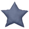 Pure Nature dekoračný vankúš hviezda zo 100% ľanu modrý nunobaby.sk