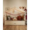 eng pl Dream nest pine house bed 80x160 along with two safety rails and a drawer 1090 12
