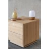 76 16 D0201 1_QUAX Nočný stolík s 2 zásuvkami - Natural Ash_nunobaby