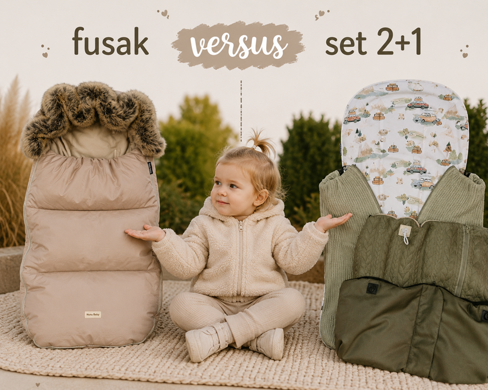 Fusak nebo set 2+1? Co vybrat do kočárku?