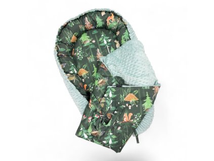 set do postýlky - les