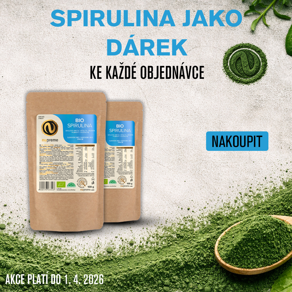 Spirulina dárek