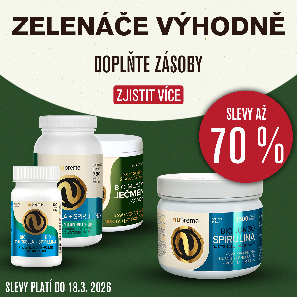 Zelenáče jaro 2026