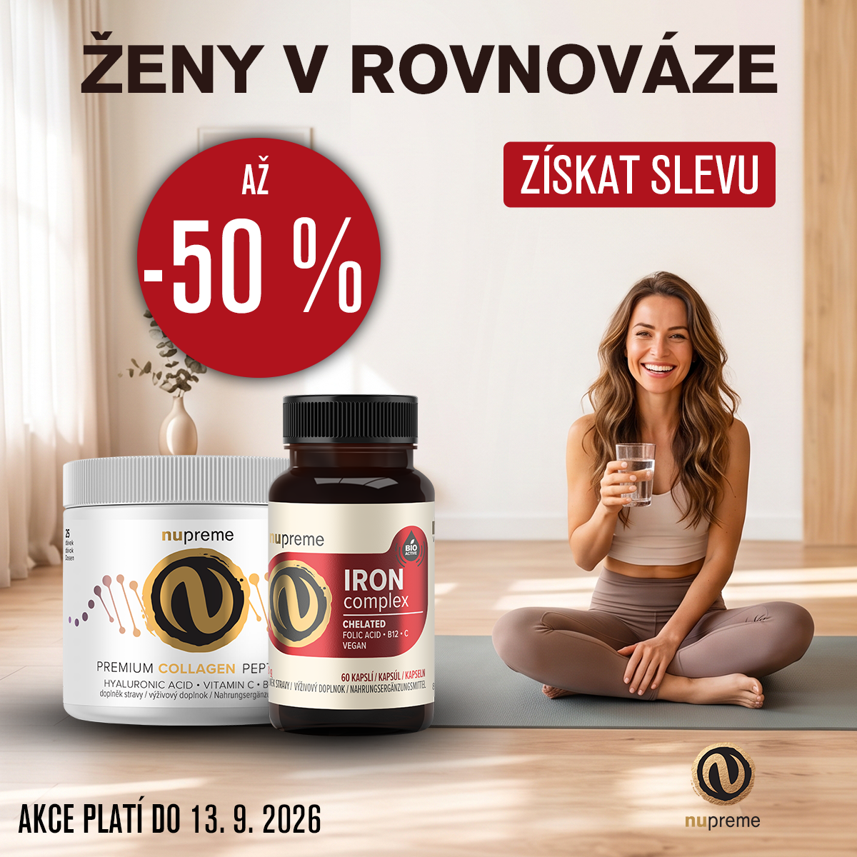 Žena září