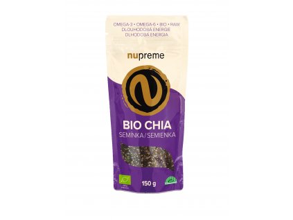 nupreme BIO Chia 150 g hubnutí