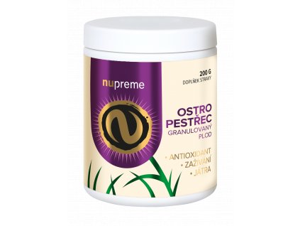 Nupreme ostropestrecovy granulovany plod