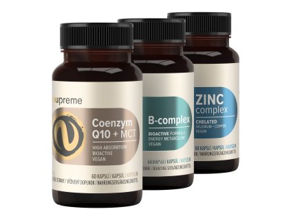 Zinek + B complex + Q10