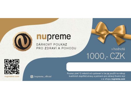 Dárkový poukaz 1000 Kč