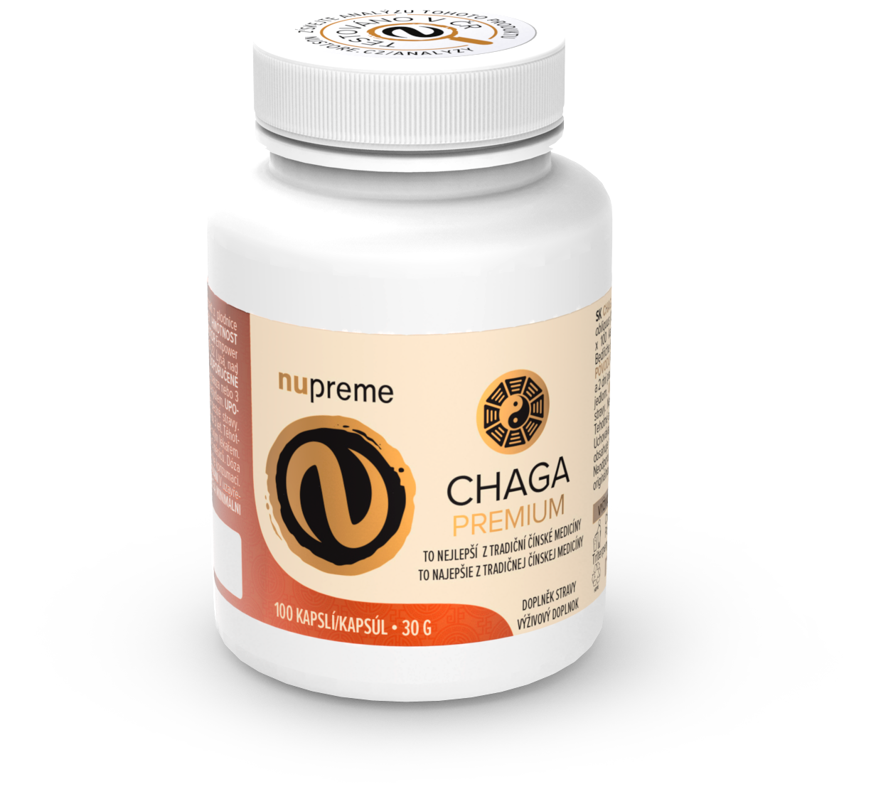Nupreme Chaga extract 100 kapslí
