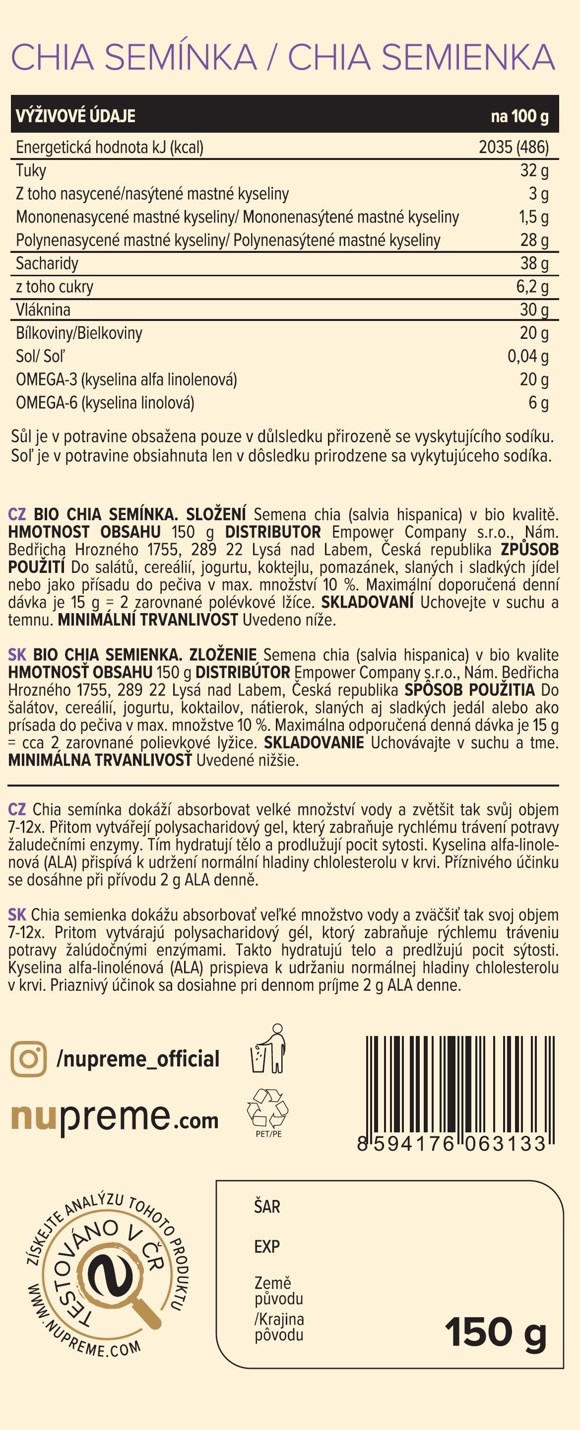 Dárkový balíček BIO & RAW NUPREME Obrázek