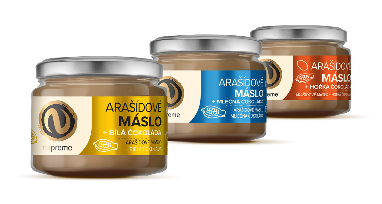 Arašídové krémy s čokoládou NUPREME Obrázek