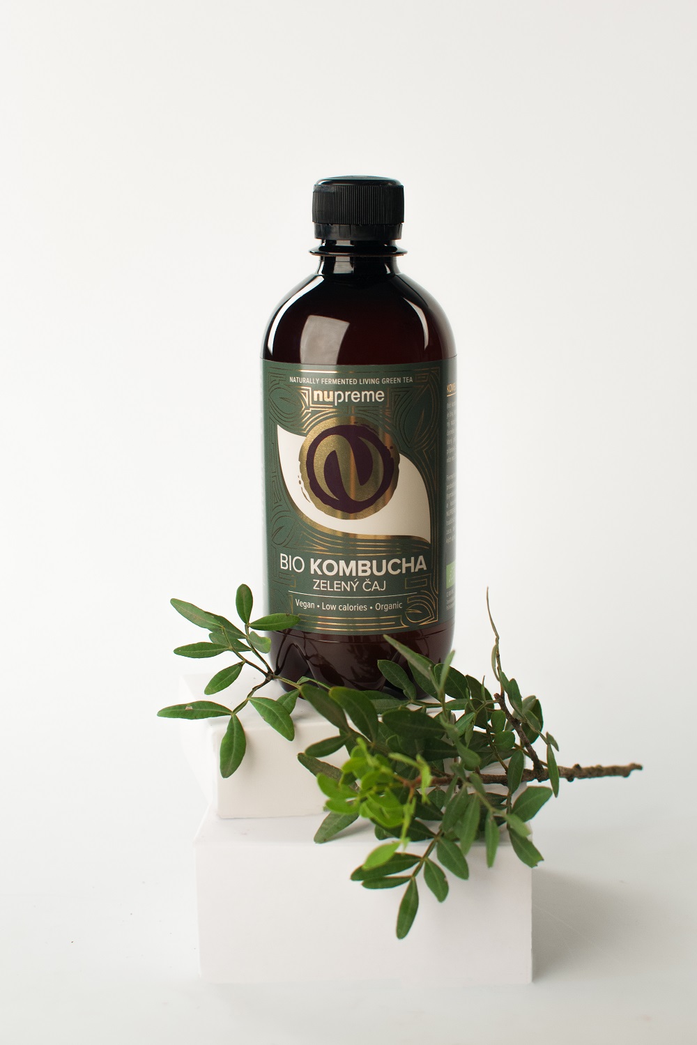 Kombucha Zelený čaj 400 ml BIO NUPREME Obrázek