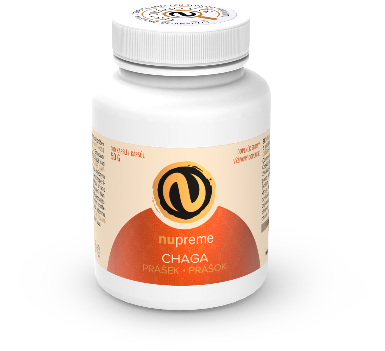Nupreme Chaga BIOMASA 100 kapslí