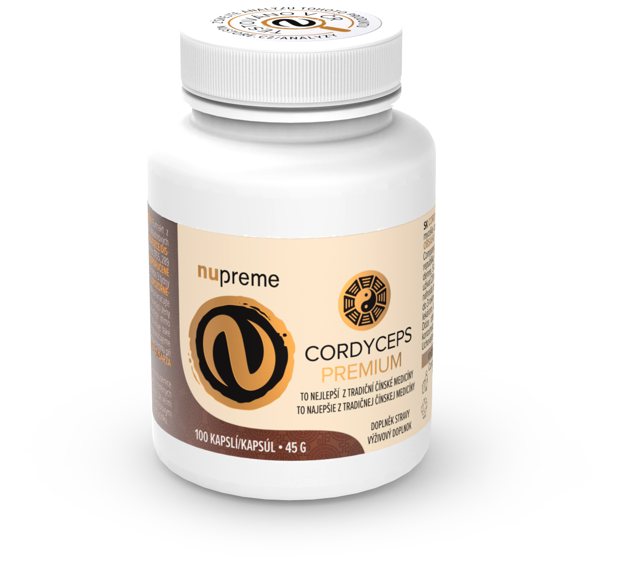 Nupreme Cordyceps extract 100 kapslí