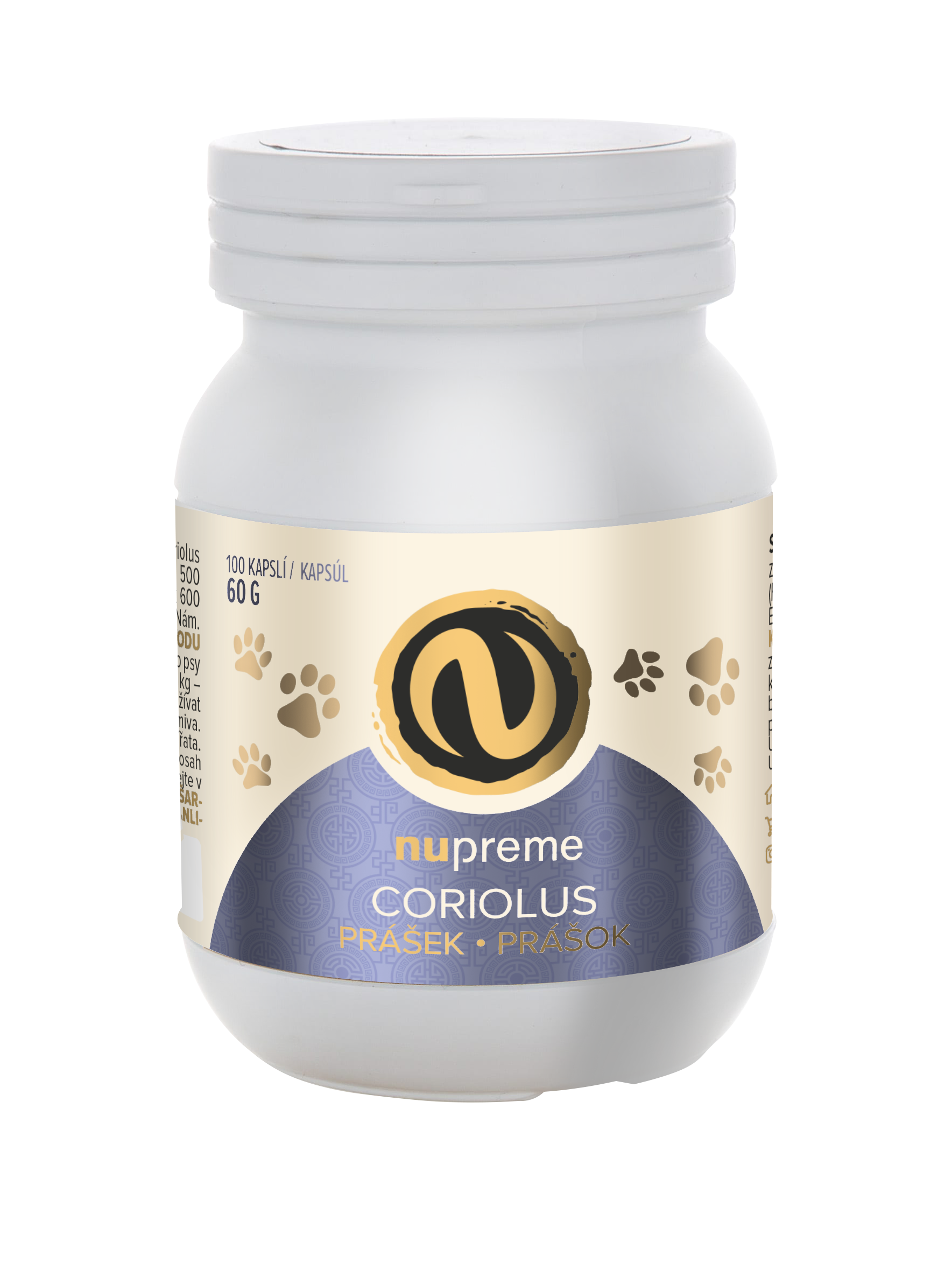 Coriolus BIOMASA 100 kapslí NUPREME Obrázek