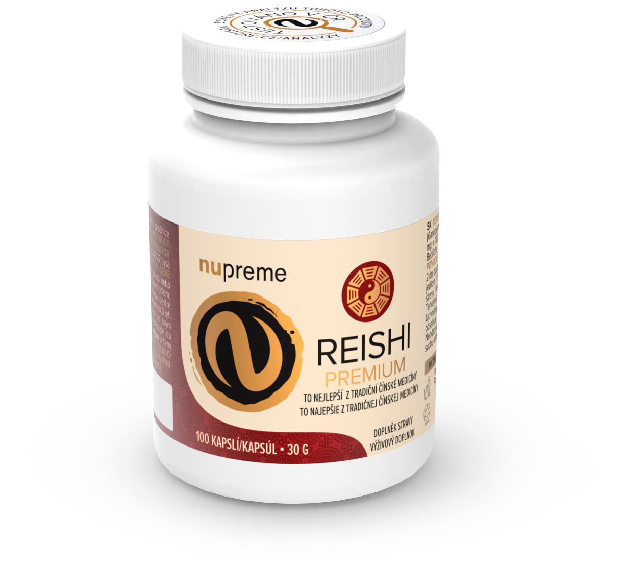Nupreme Reishi extract 100 kapslí