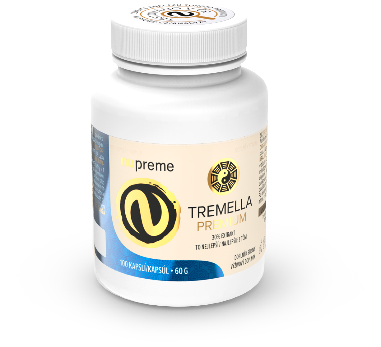 Nupreme Tremella extrakt 100 kapslí